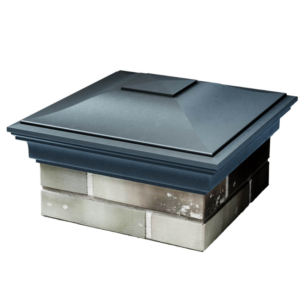 Колпак Zking Монблан Серый на столб 1.5х1.5 кирпича (385х385мм) в Томске фото