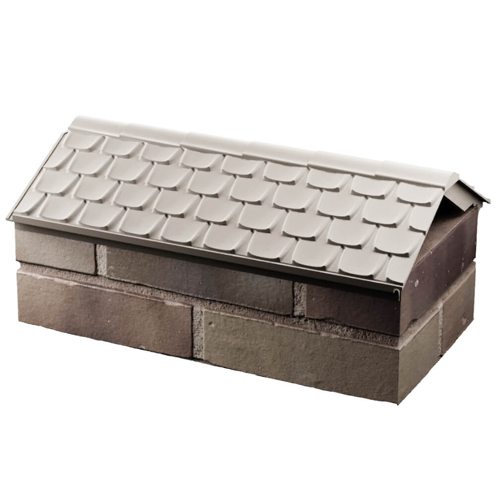 Парапет Zking Эльбрус Бежевый с посадкой на 1 кирпич (255мм) в Томске фото