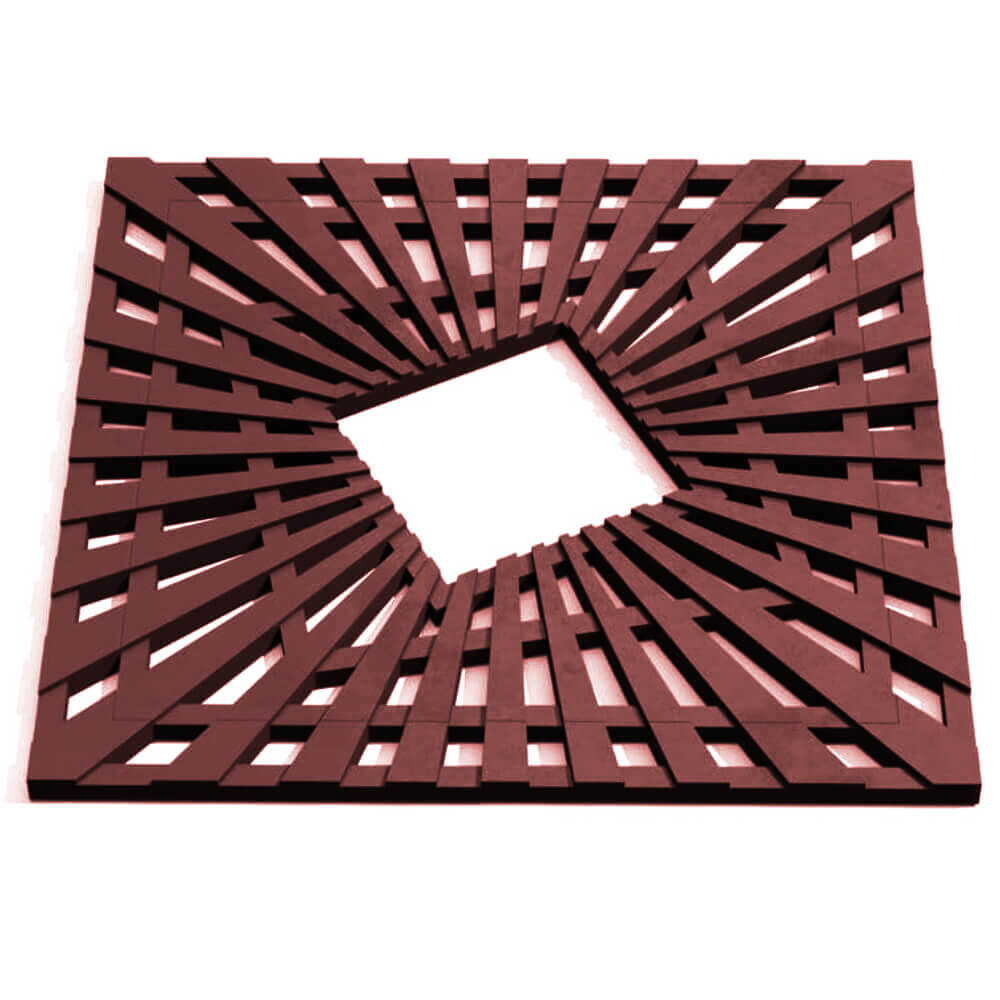 Приствольная решетка для дерева ZKING ATMOSPHERE 1.2х1.2м Коричневая Томск фото