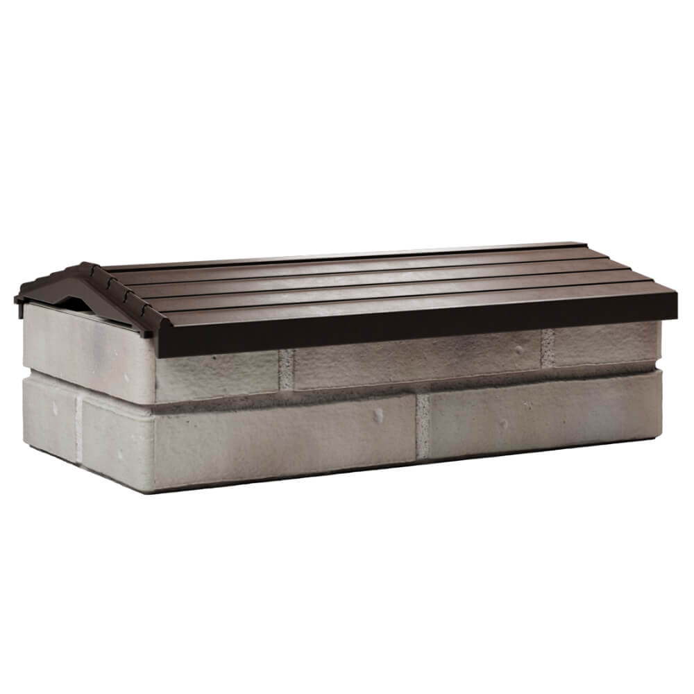 Парапет Zking Бона ХайТек Коричневый с посадкой на 1 кирпич (200/225/255мм) Томск фото