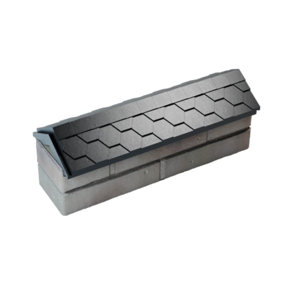 Парапет Zking Эверест Черный с посадкой на 0.5 кирпича (130мм) в Томске фото