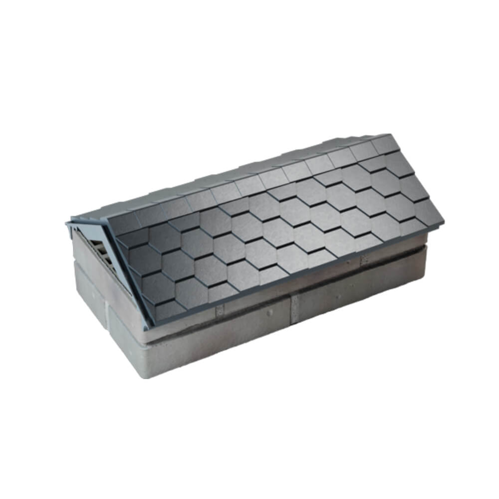 Парапет Zking Эверест Серый с посадкой на 1 кирпич (200/225/255мм) в Томске фото