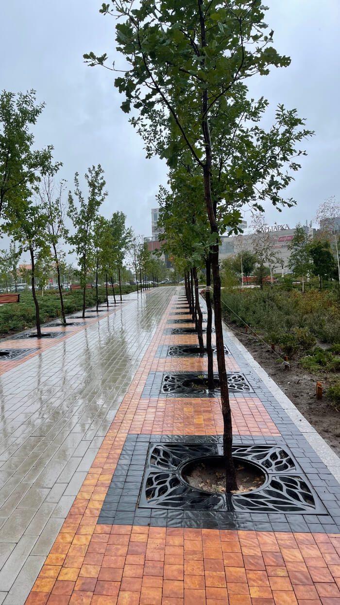 Приствольная решетка для дерева ZKING CRUST 1.2х1.2м Черная в Томске фото