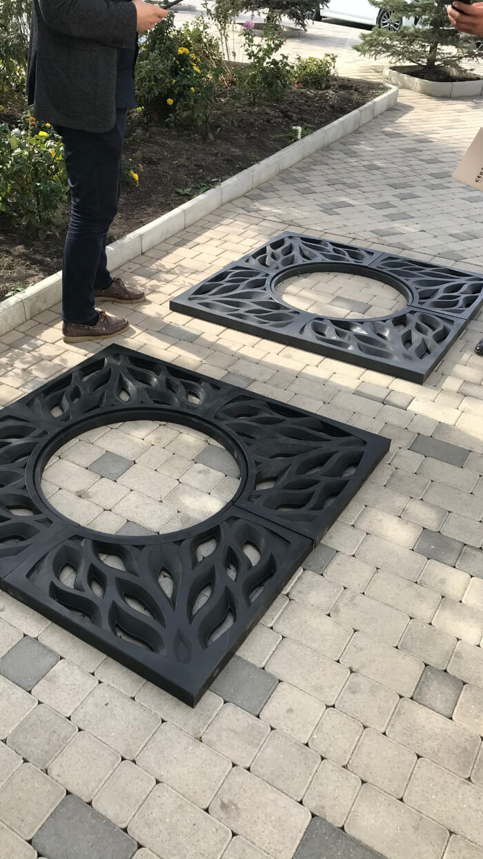 Приствольная решетка для дерева ZKING CRUST 1.2х1.2м Черная в Томске фото