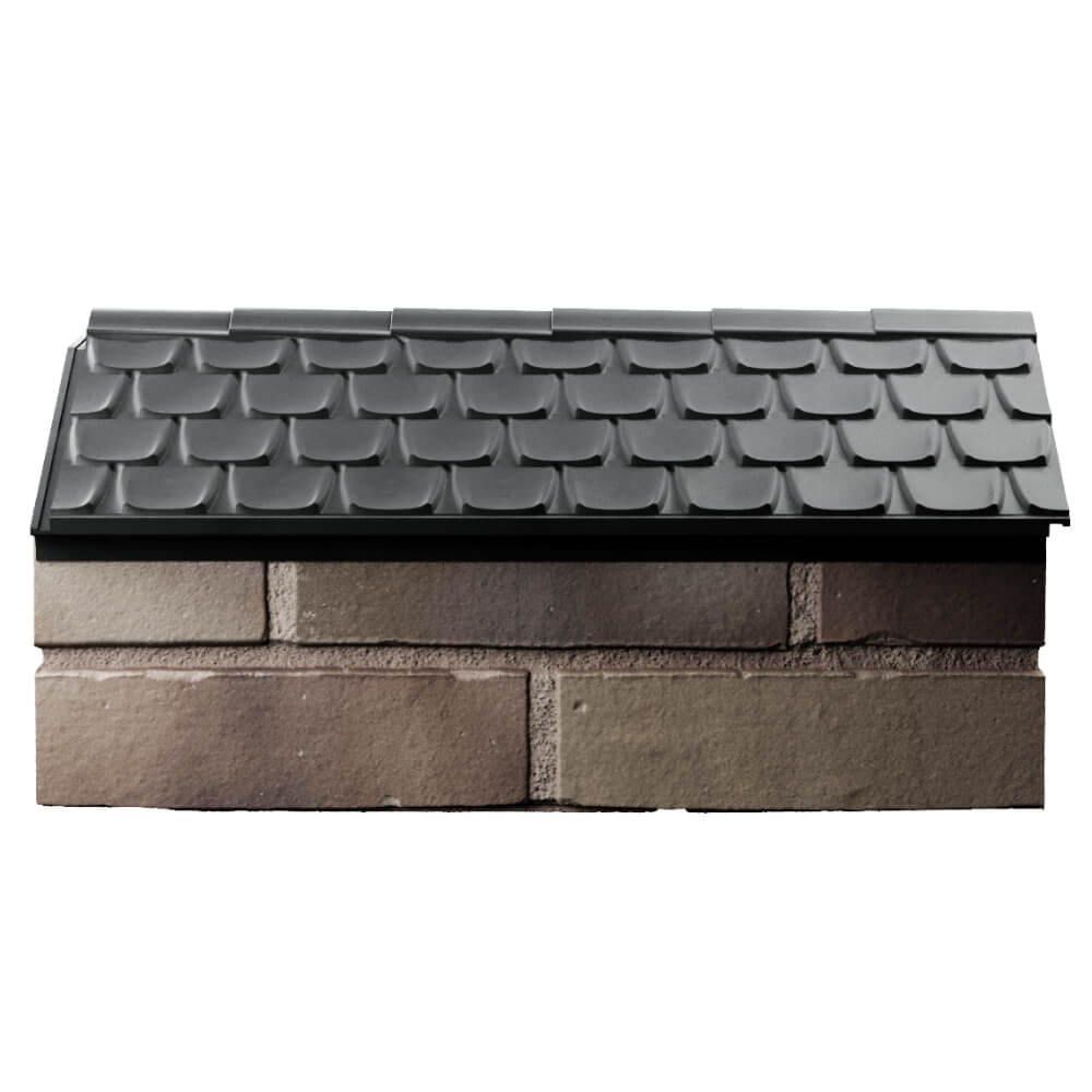 Парапет Zking Эльбрус Серый с посадкой на 1 кирпич (255мм) в Томске фото