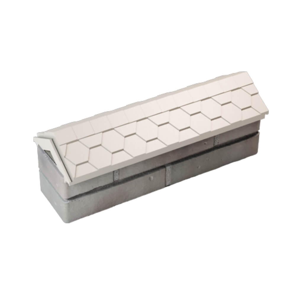 Парапет Zking Эверест Бежевый с посадкой на 0.5 кирпича (130мм) в Томске фото