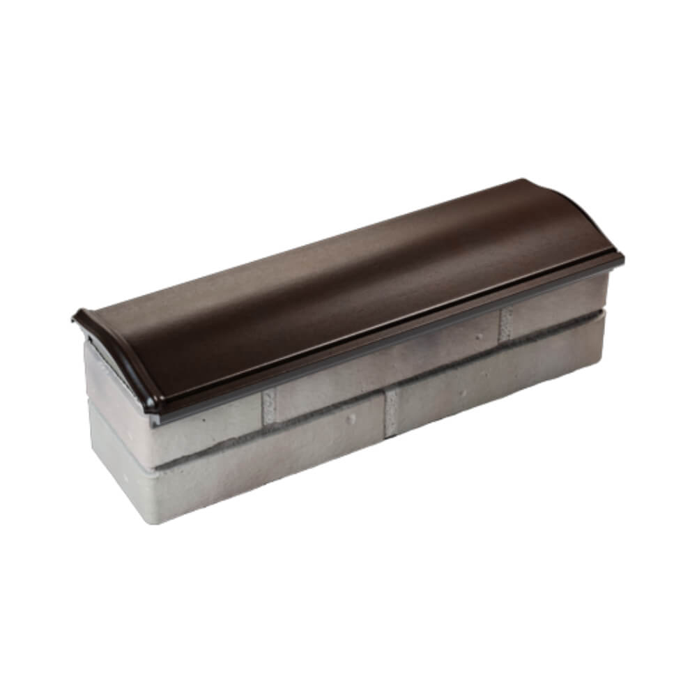 Парапет Zking Монблан Коричневый посадка на 0.5 кирпича (130мм) в Томске фото