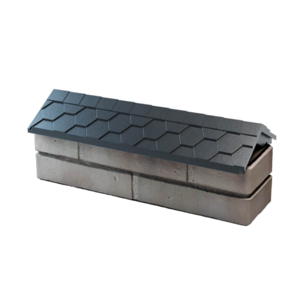 Парапет Zking Эверест Серый с посадкой на 0.5 кирпича (130мм) в Томске фото