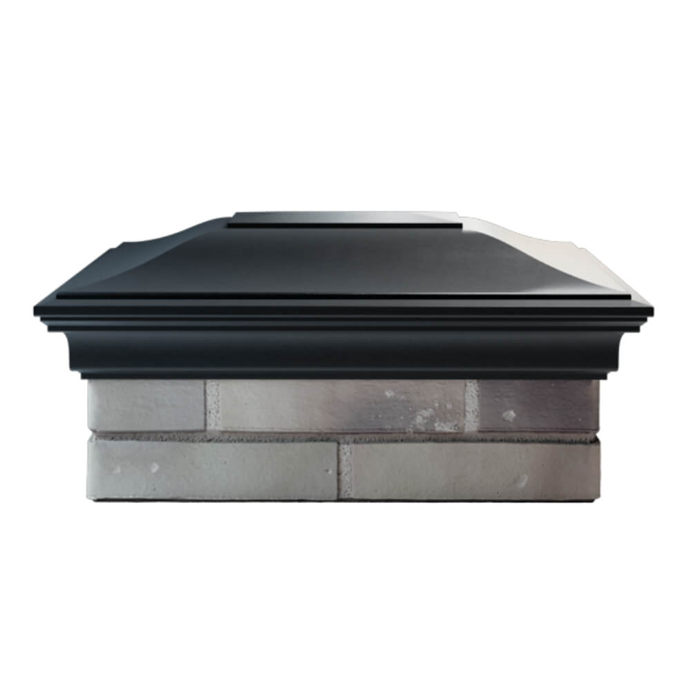 Колпак Zking Монблан Черный на столб 2х1.5 кирпича (515х385мм) в Томске фото