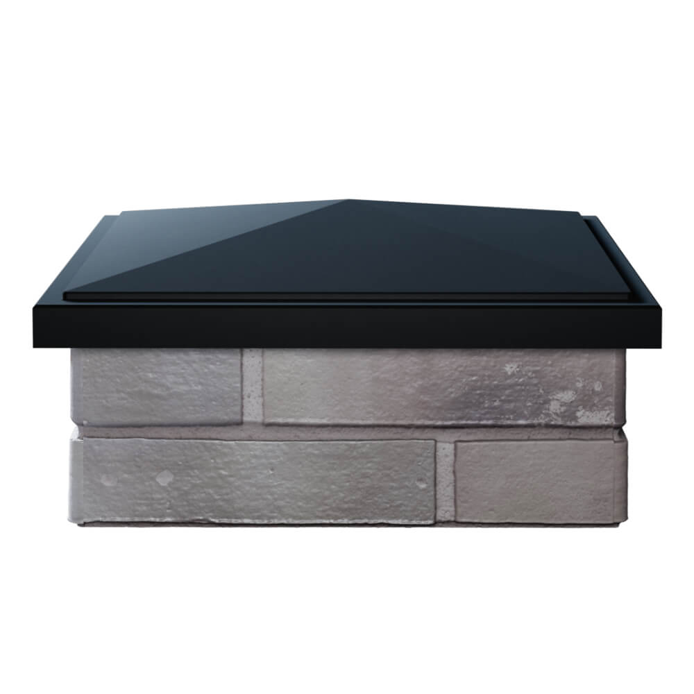 Колпак Zking БонаМоно Черный на столб 1.5х1.5 кирпича (385х385, 400х400мм) Томск фото