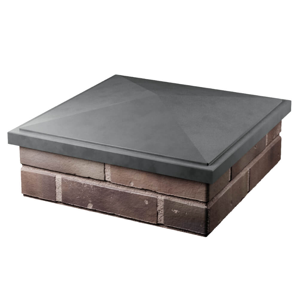 Колпак Zking БонаМоно Серый на столб 2х2 кирпича (515х515, 530х530мм) в Томске фото