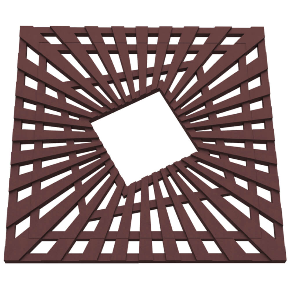 Приствольная решетка для дерева ZKING ATMOSPHERE 1.2х1.2м Коричневая в Томске фото