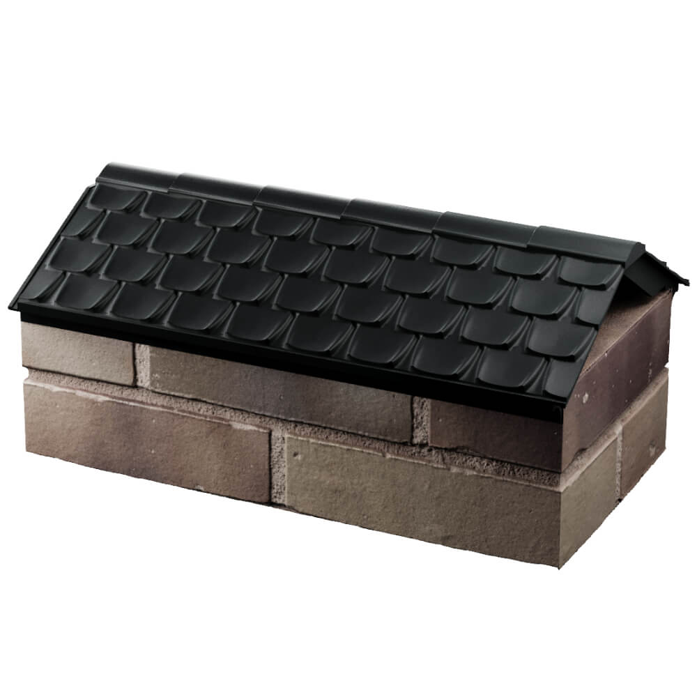 Парапет Zking Эльбрус Черный с посадкой на 1 кирпич (255мм) в Томске фото