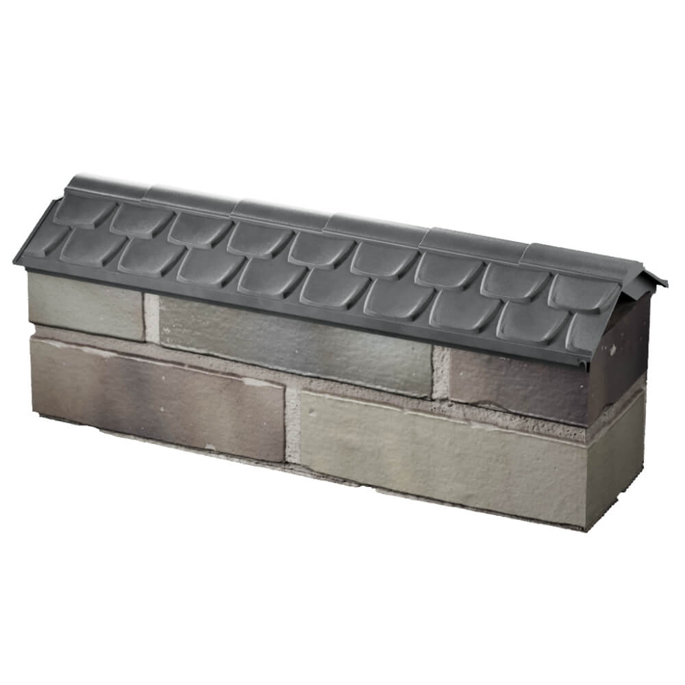 Парапет Zking Эльбрус Серый с посадкой на 0.5 кирпича (130мм) в Томске фото