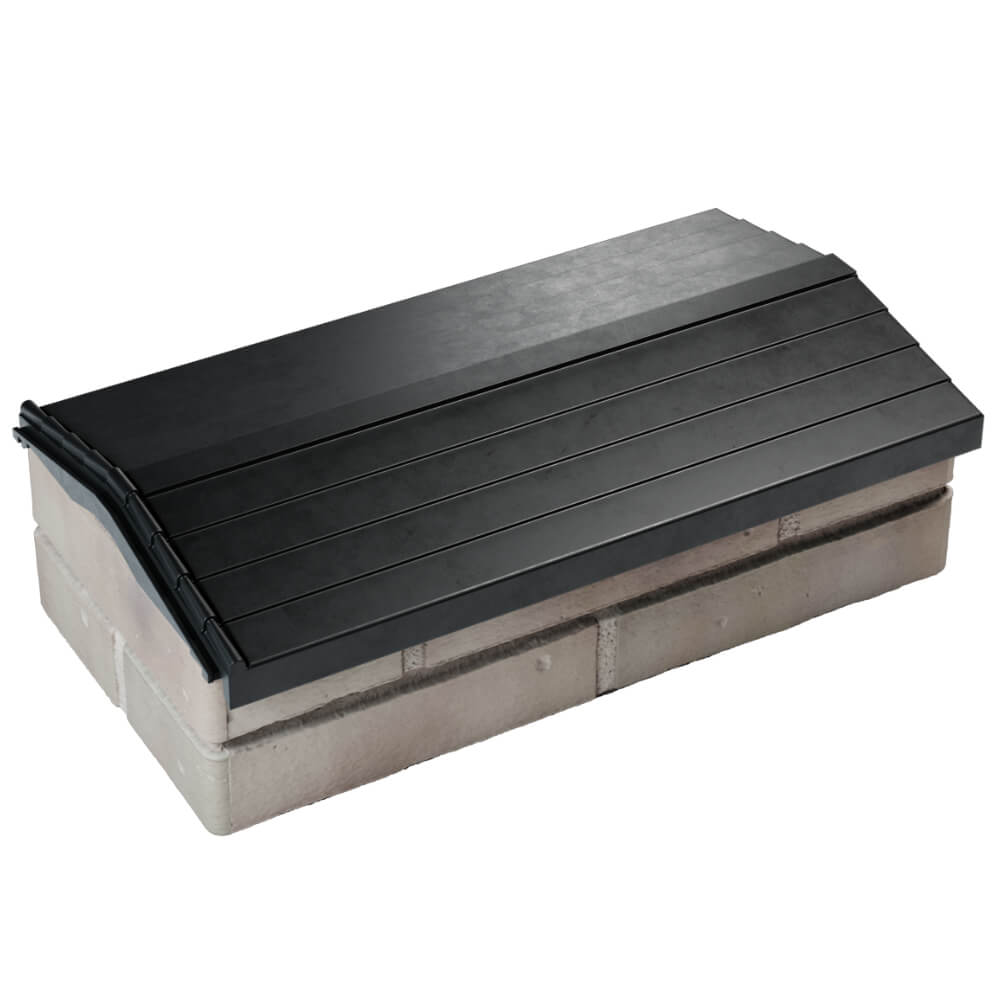 Парапет Zking Бона ХайТек Черный с посадкой на 1 кирпич (200/225/255мм) в Томске фото