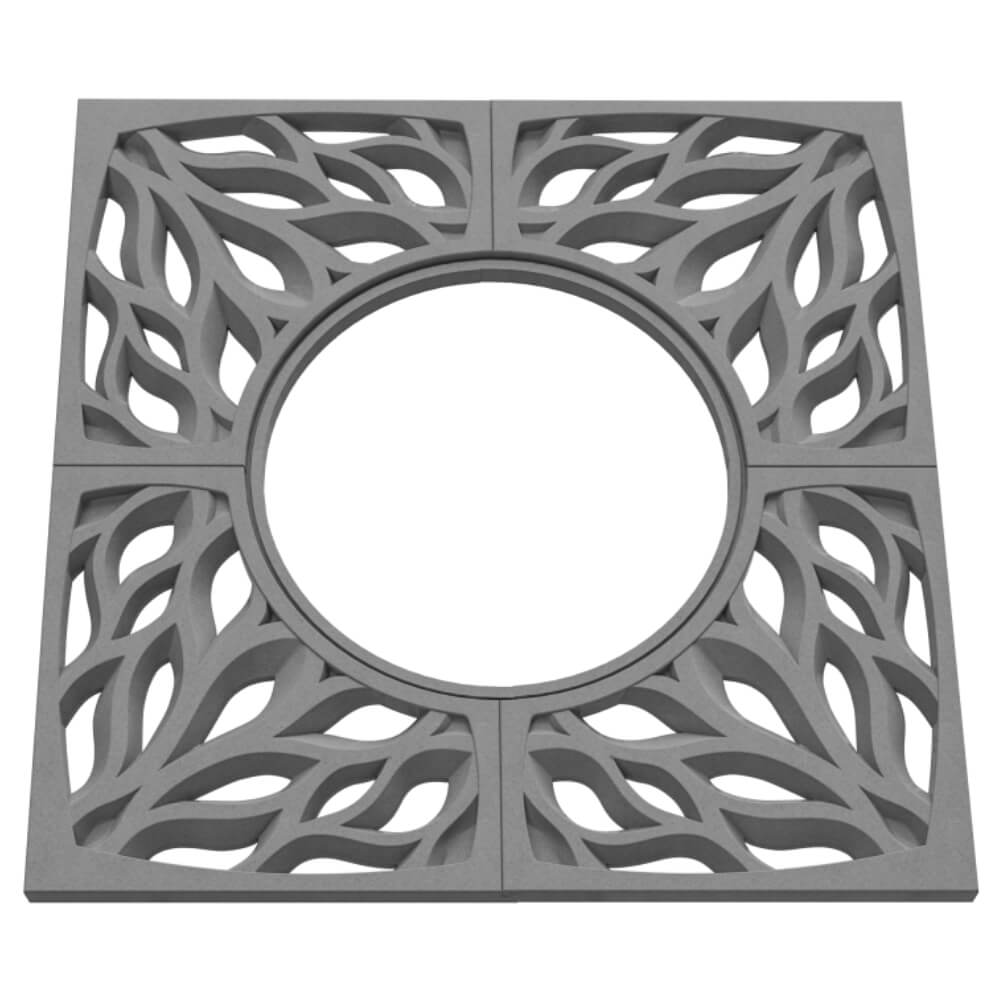 Приствольная решетка для дерева ZKING CRUST 1.2х1.2м Серая в Томске фото