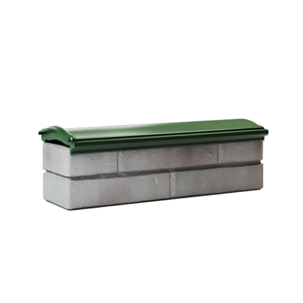 Парапет Zking Монблан Зеленый посадка на 0.5 кирпича (130мм) Томск фото