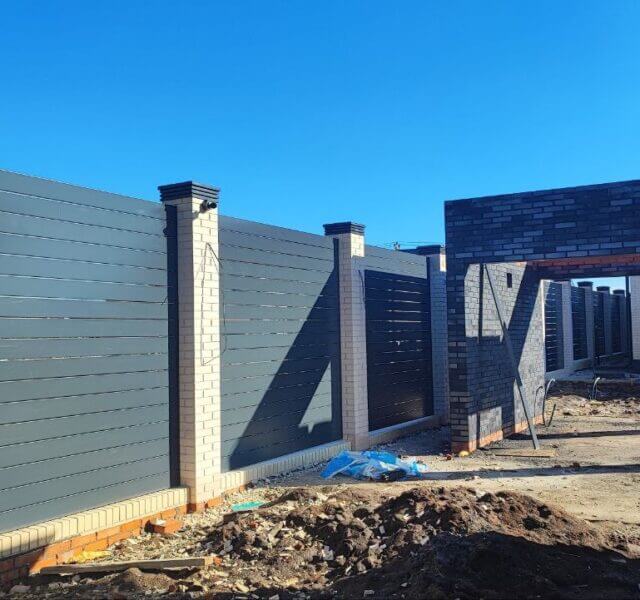 Колпак Zking Бона ХайТек Серый на столб 1.5х1.5 кирпича (385х385мм) в Томске фото