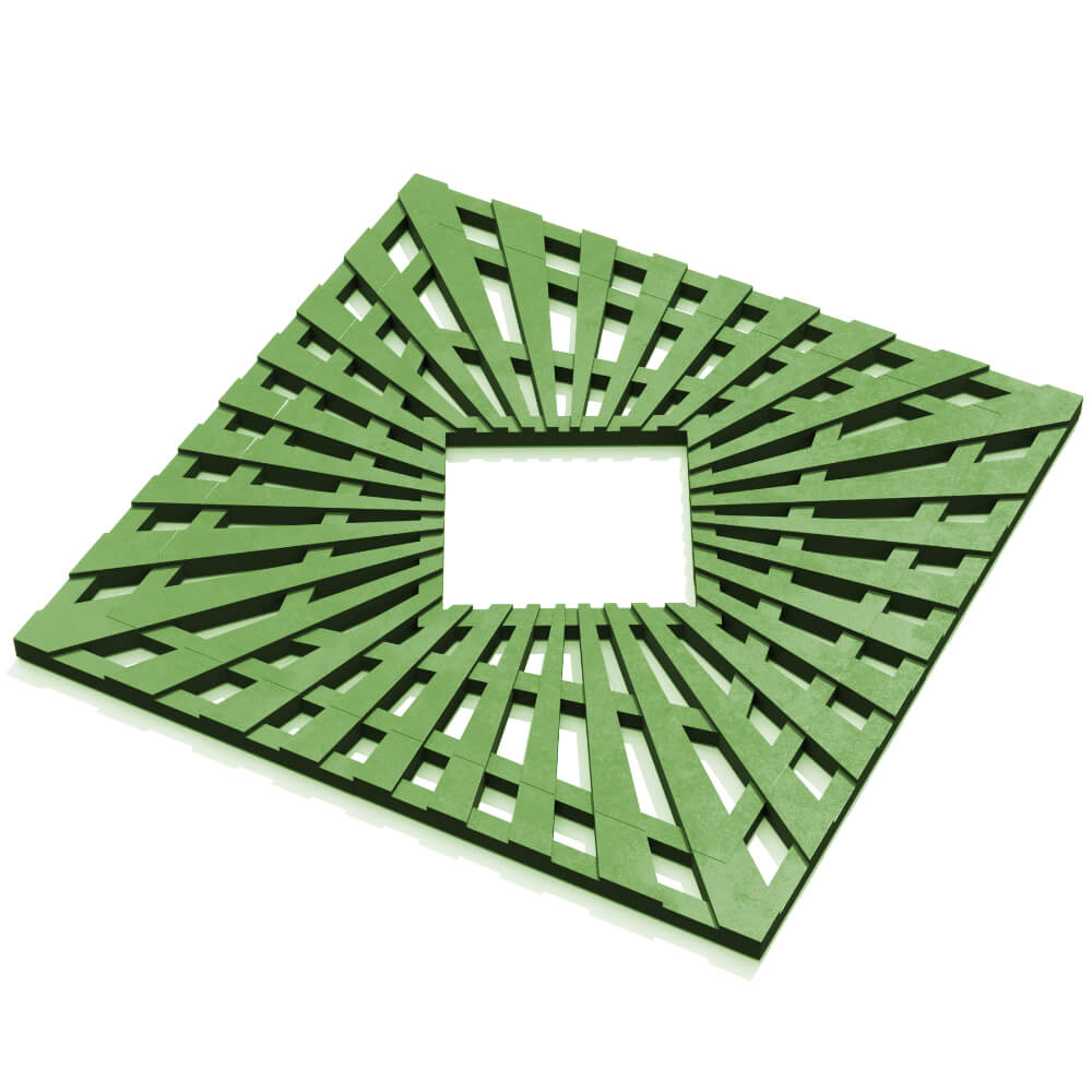 Приствольная решетка для дерева ZKING ATMOSPHERE 1.2х1.2м Зеленая в Томске фото