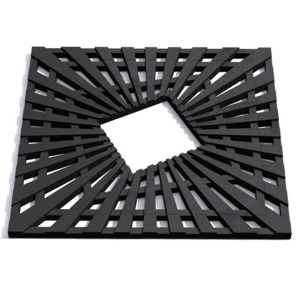 Приствольная решетка для дерева ZKING ATMOSPHERE 1.2х1.2м Черная Томск фото