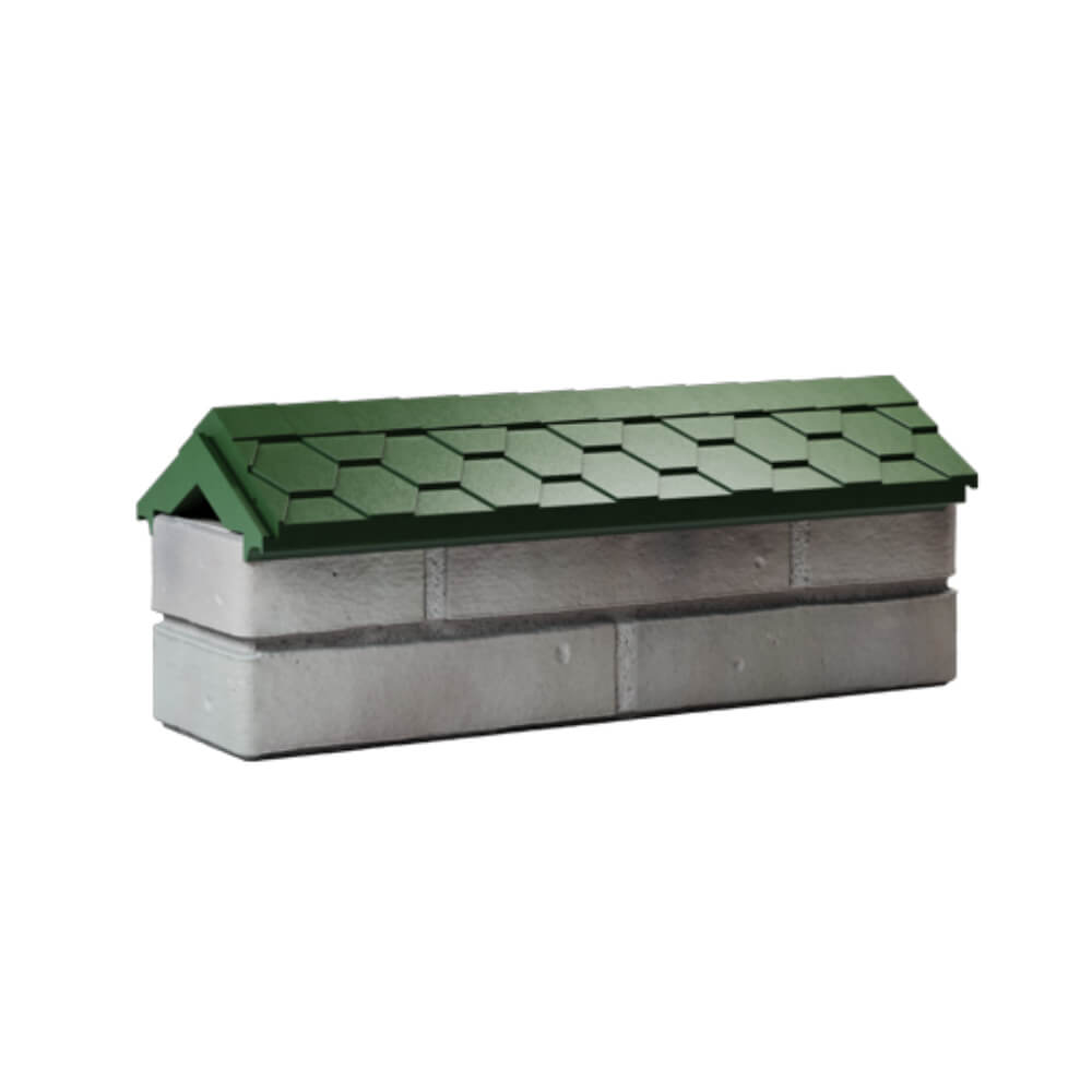 Парапет Zking Эверест Зеленый с посадкой на 0.5 кирпича (130мм) Томск фото