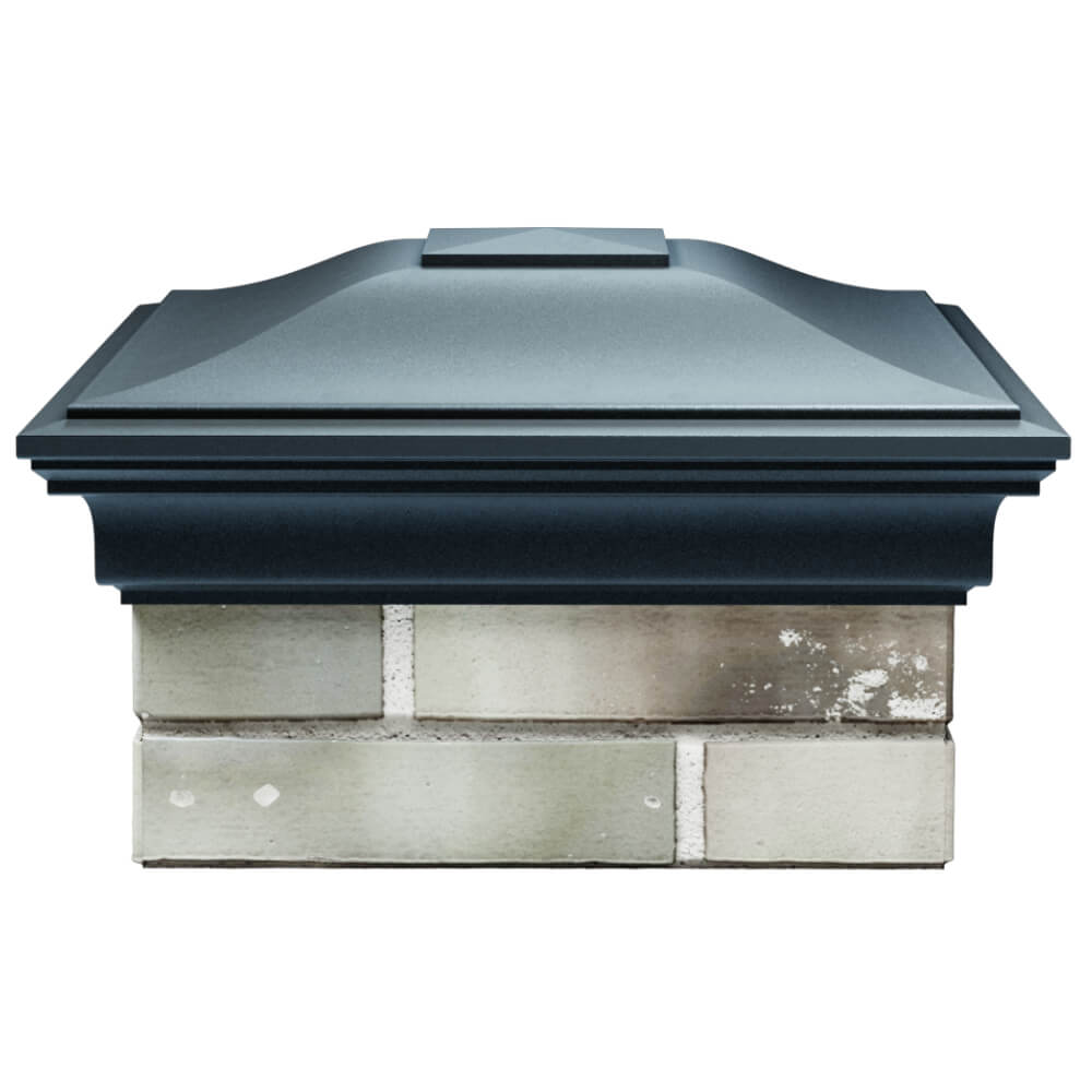 Колпак Zking Монблан Серый на столб 1.5х1.5 кирпича (385х385мм) Томск фото