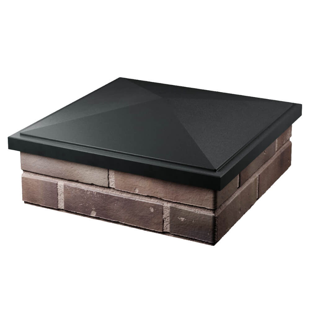 Колпак Zking БонаМоно Черный на столб 2х2 кирпича (515х515, 530х530мм) в Томске фото