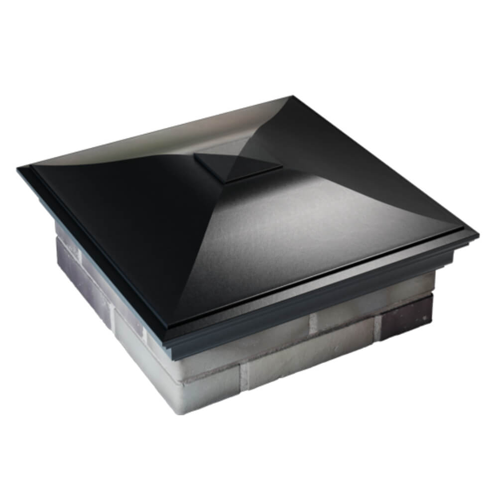 Колпак Zking Монблан Черный на столб 2х2 кирпича (515х515мм) Томск фото