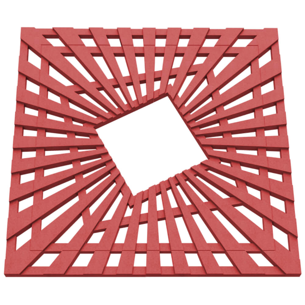 Приствольная решетка для дерева ZKING ATMOSPHERE 1.2х1.2м Красная в Томске фото