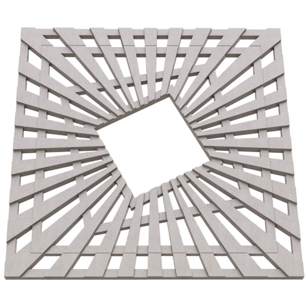 Приствольная решетка для дерева ZKING ATMOSPHERE 1.2х1.2м Бежевая в Томске фото