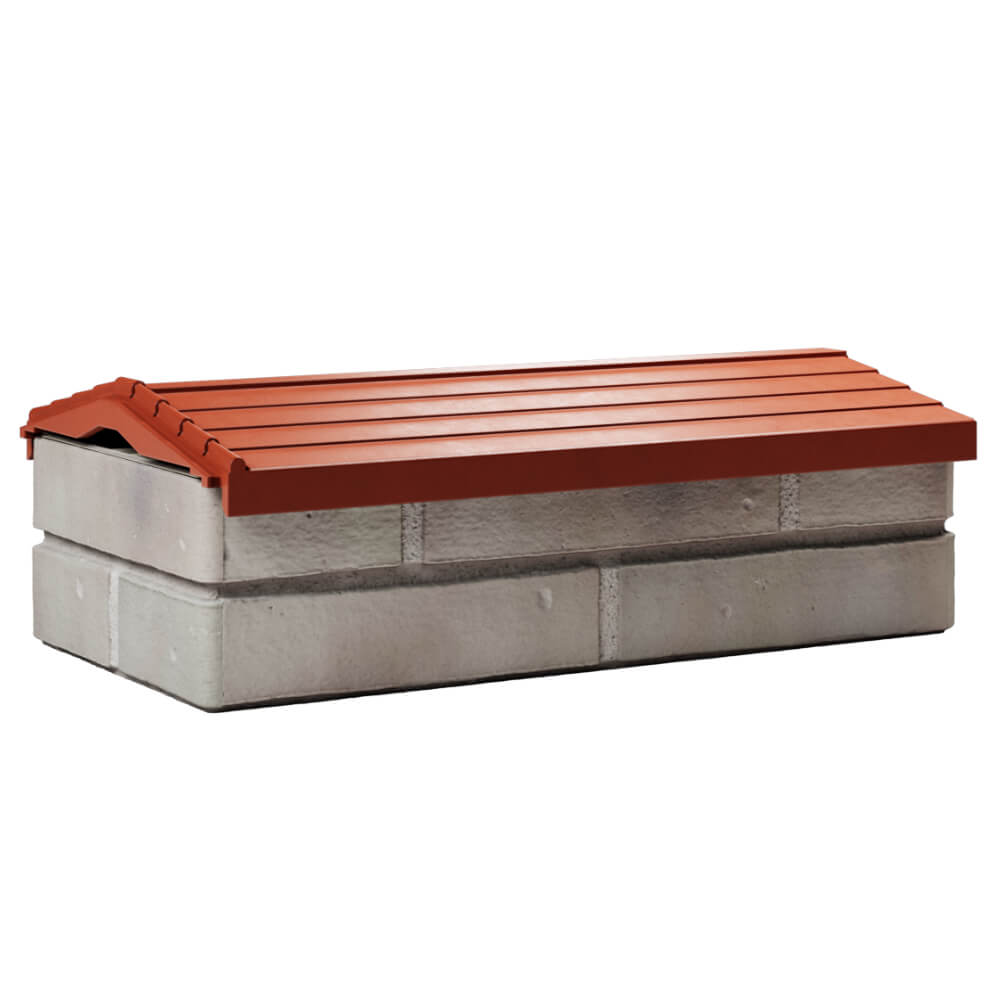 Парапет Zking Бона ХайТек Красный с посадкой на 1 кирпич (200/225/255мм) Томск фото