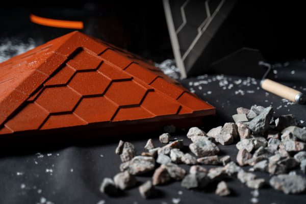 Колпак Zking Эверест Красный на столб 1.5х1.5 кирпича (390х390мм) в Томске фото