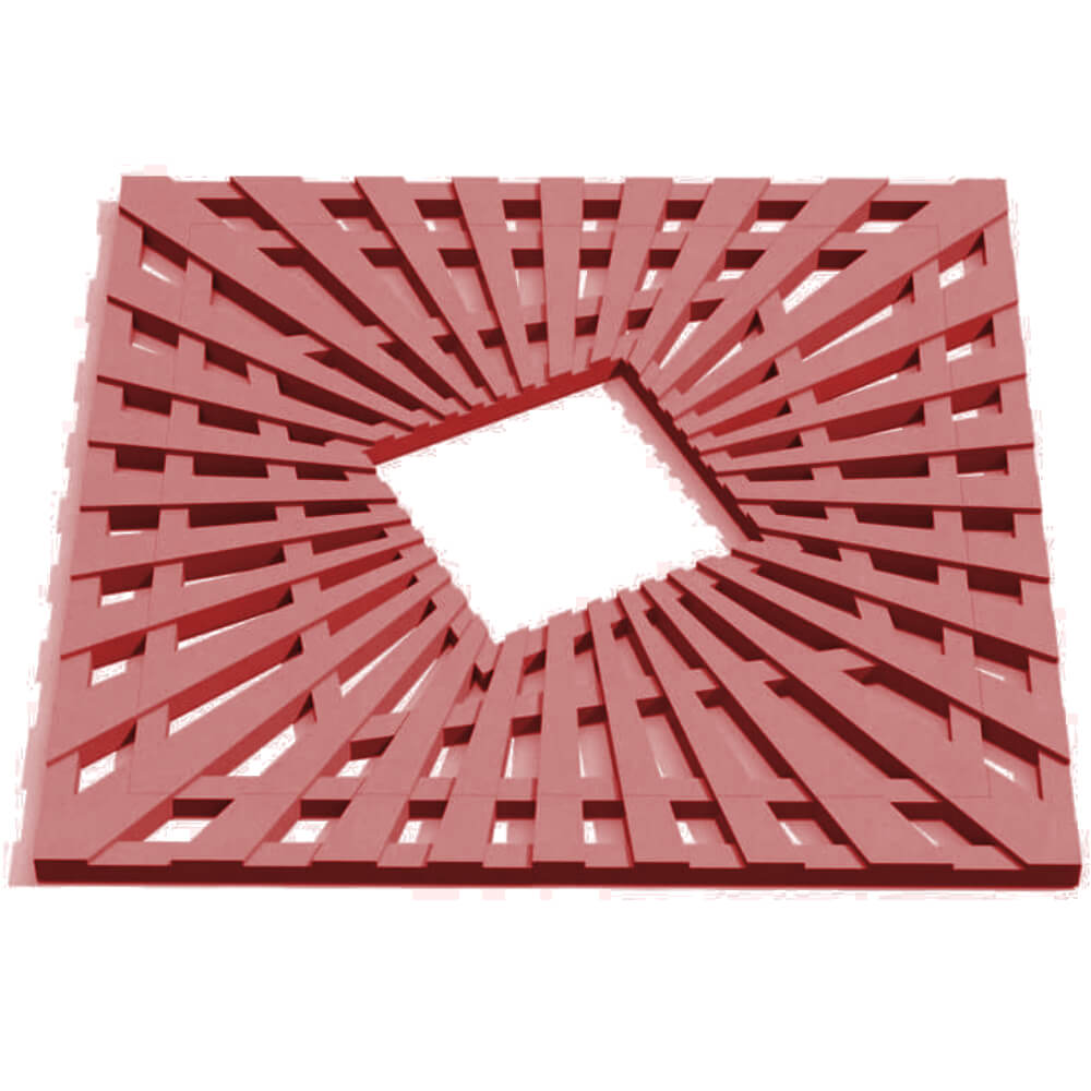 Приствольная решетка для дерева ZKING ATMOSPHERE 1.2х1.2м Красная Томск фото