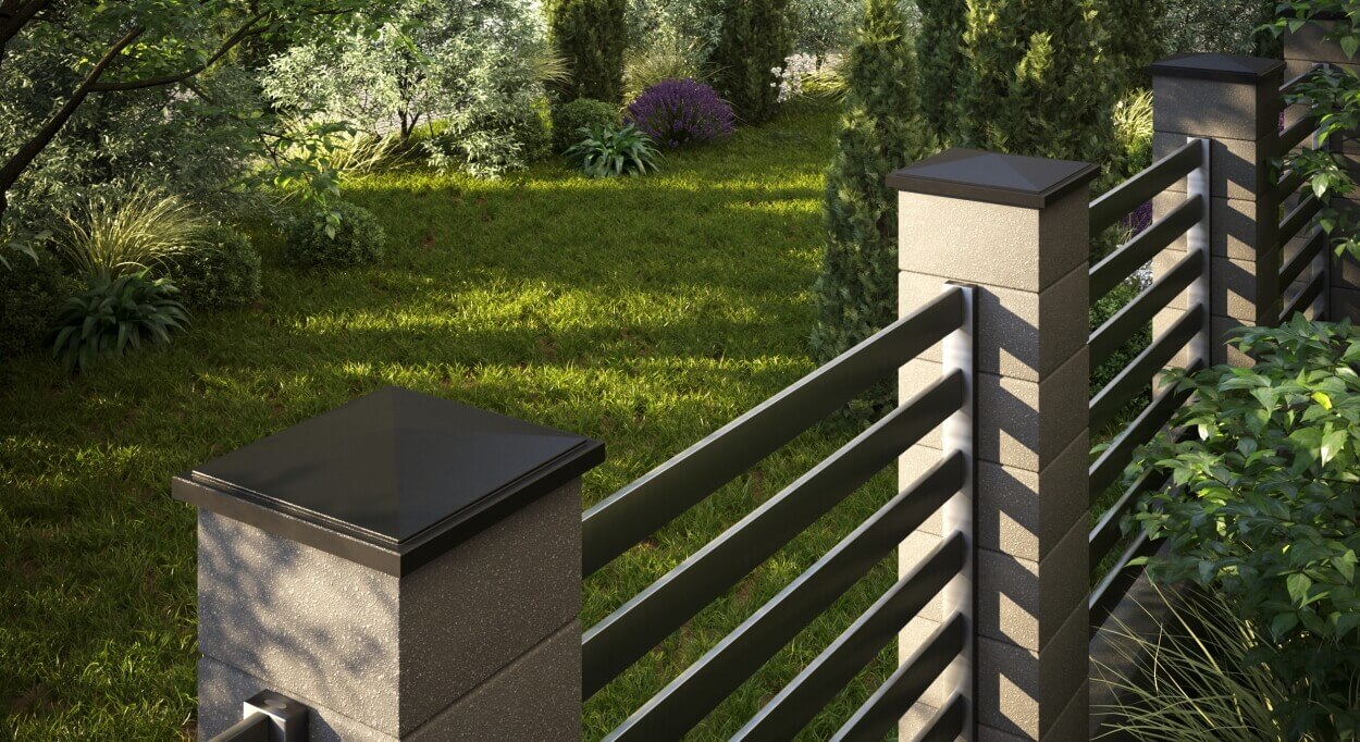 Колпак Zking БонаМоно Коричневый на столб 1.5х1.5 кирпича (385х385, 400х400мм) в Томске фото