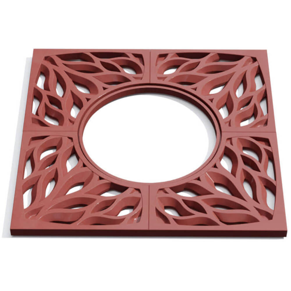 Приствольная решетка для дерева ZKING CRUST 1.2х1.2м Красная Томск фото