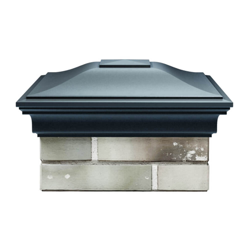 Колпак Zking Монблан Серый на столб 1.5х1.5 еврокирпича 0.7НФ (355х355мм) Томск фото