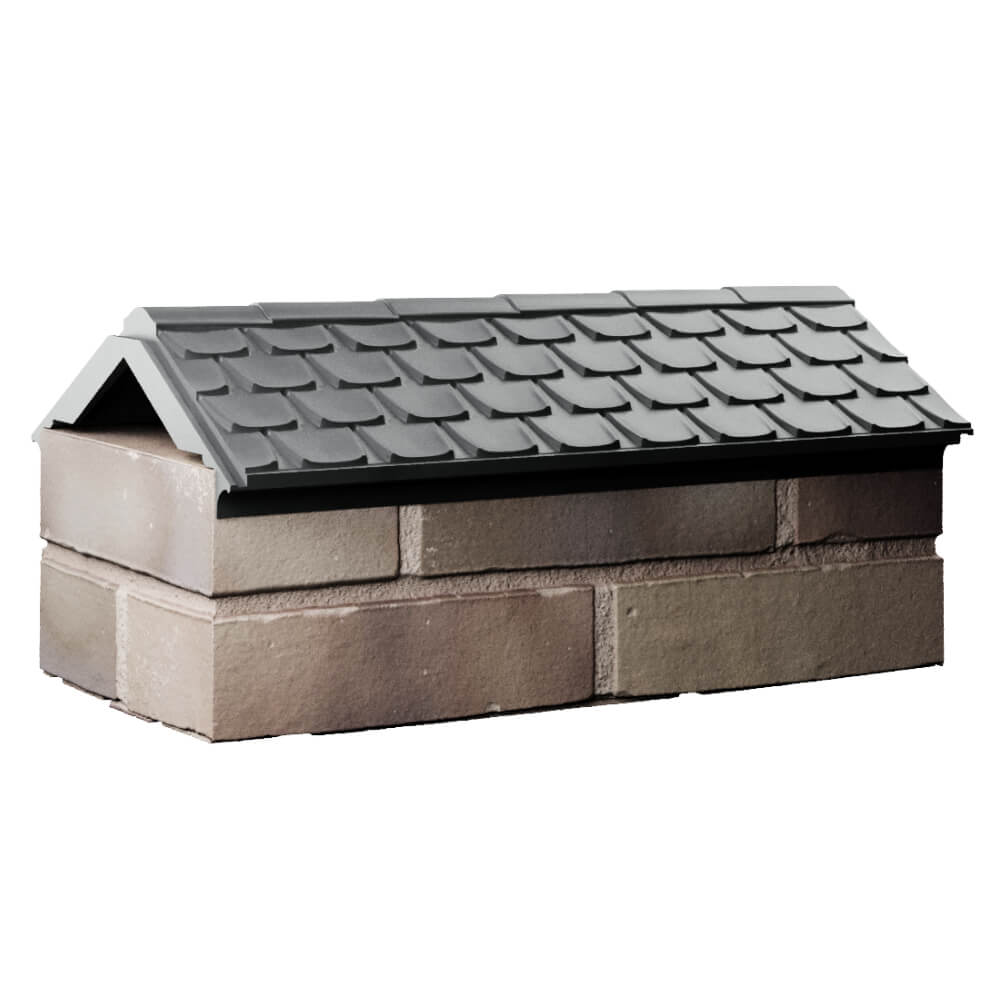 Парапет Zking Эльбрус Серый с посадкой на 1 кирпич (255мм) Томск фото