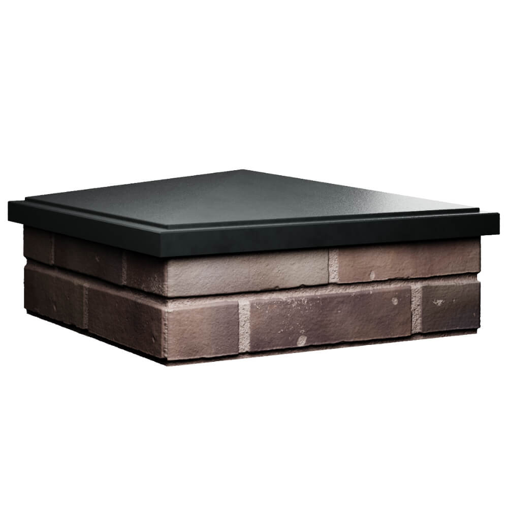 Колпак Zking БонаМоно Черный на столб 2х2 кирпича (515х515, 530х530мм) в Томске фото