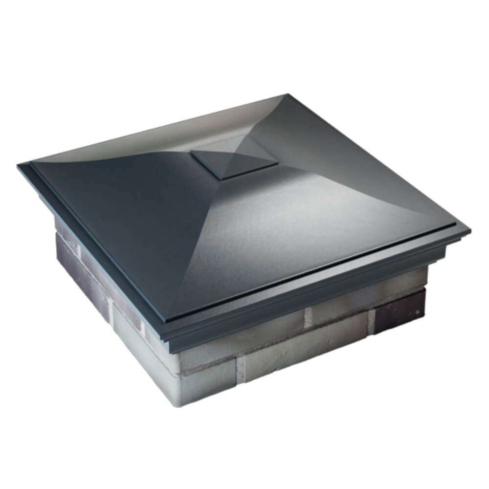 Колпак Zking Монблан Серый на столб 2х2 кирпича (515х515мм) Томск фото