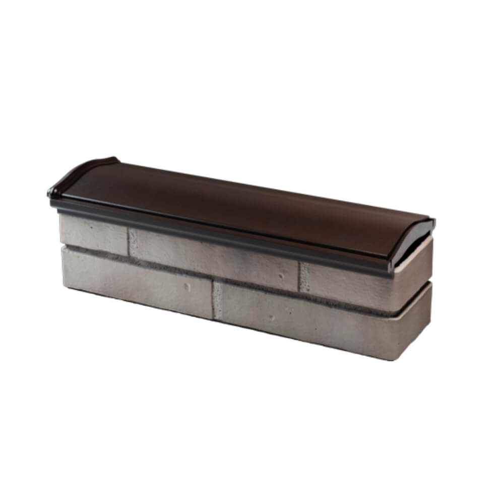 Парапет Zking Монблан Коричневый посадка на 0.5 кирпича (130мм) в Томске фото