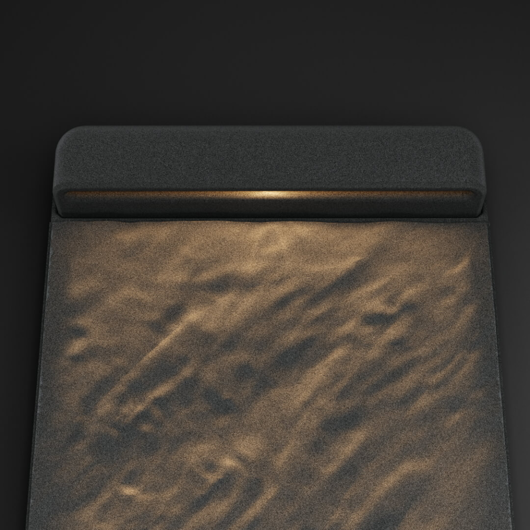 LED Светильник для шаговой плиты STONE Графитовый Серый 330х75х98мм в Томске фото