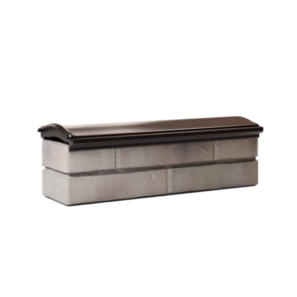 Парапет Zking Монблан Коричневый посадка на 0.5 кирпича (130мм) Томск фото