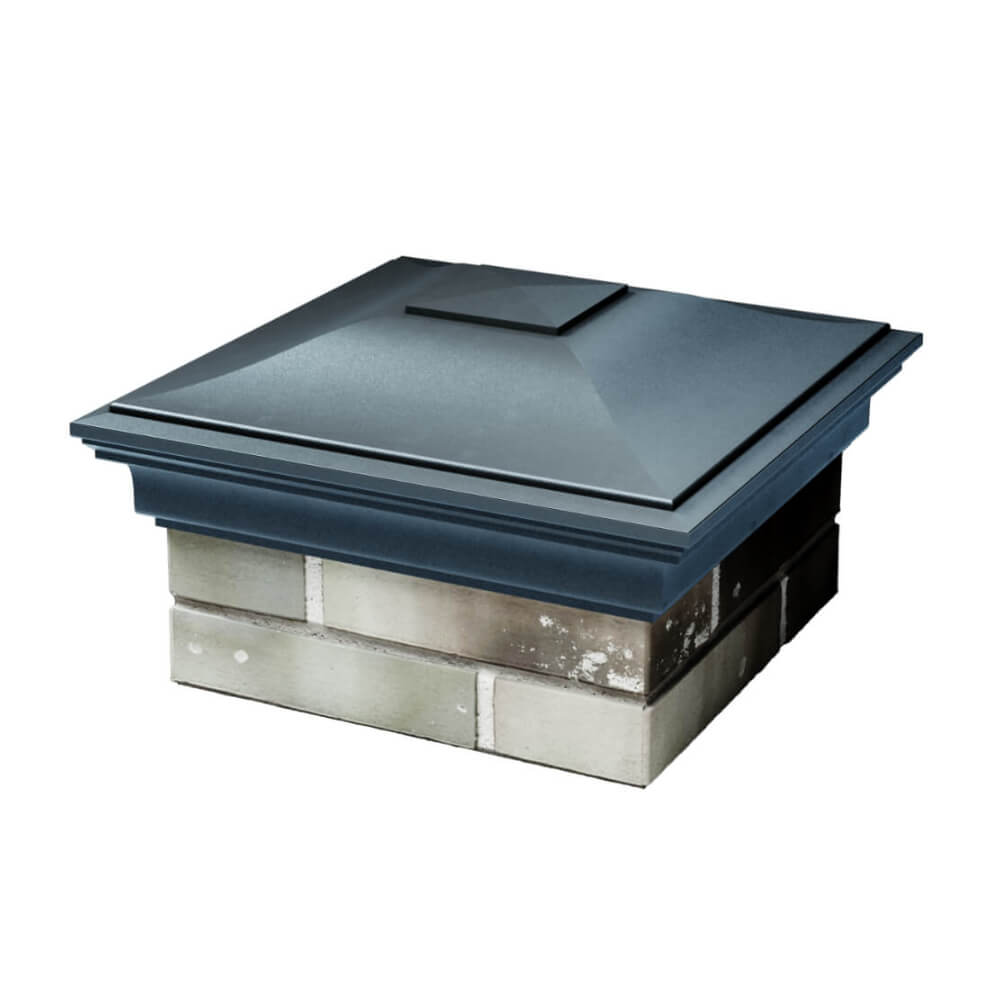 Колпак Zking Монблан Серый на столб 1.5х1.5 еврокирпича 0.7НФ (355х355мм) в Томске фото