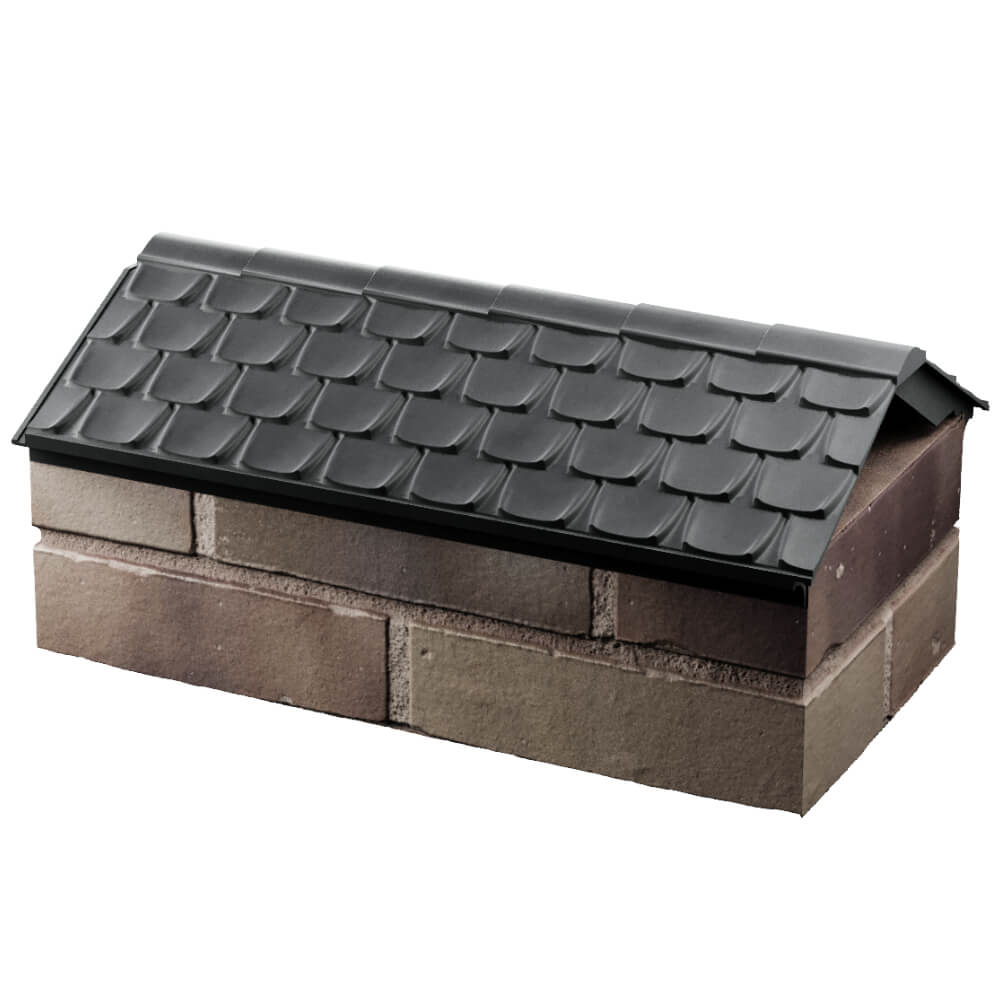 Парапет Zking Эльбрус Серый с посадкой на 1 кирпич (255мм) в Томске фото