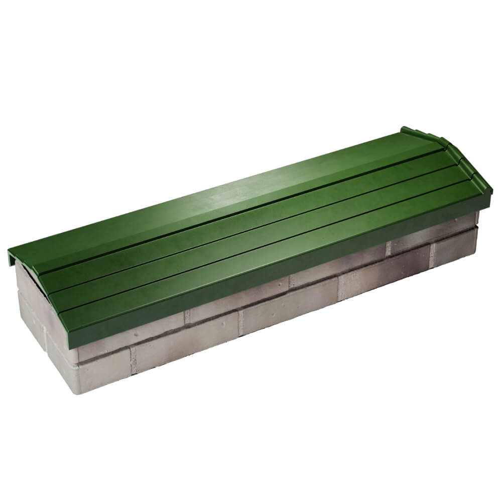 Парапет Zking Бона ХайТек Зеленый посадка на 0.5 кирпича (130мм) в Томске фото