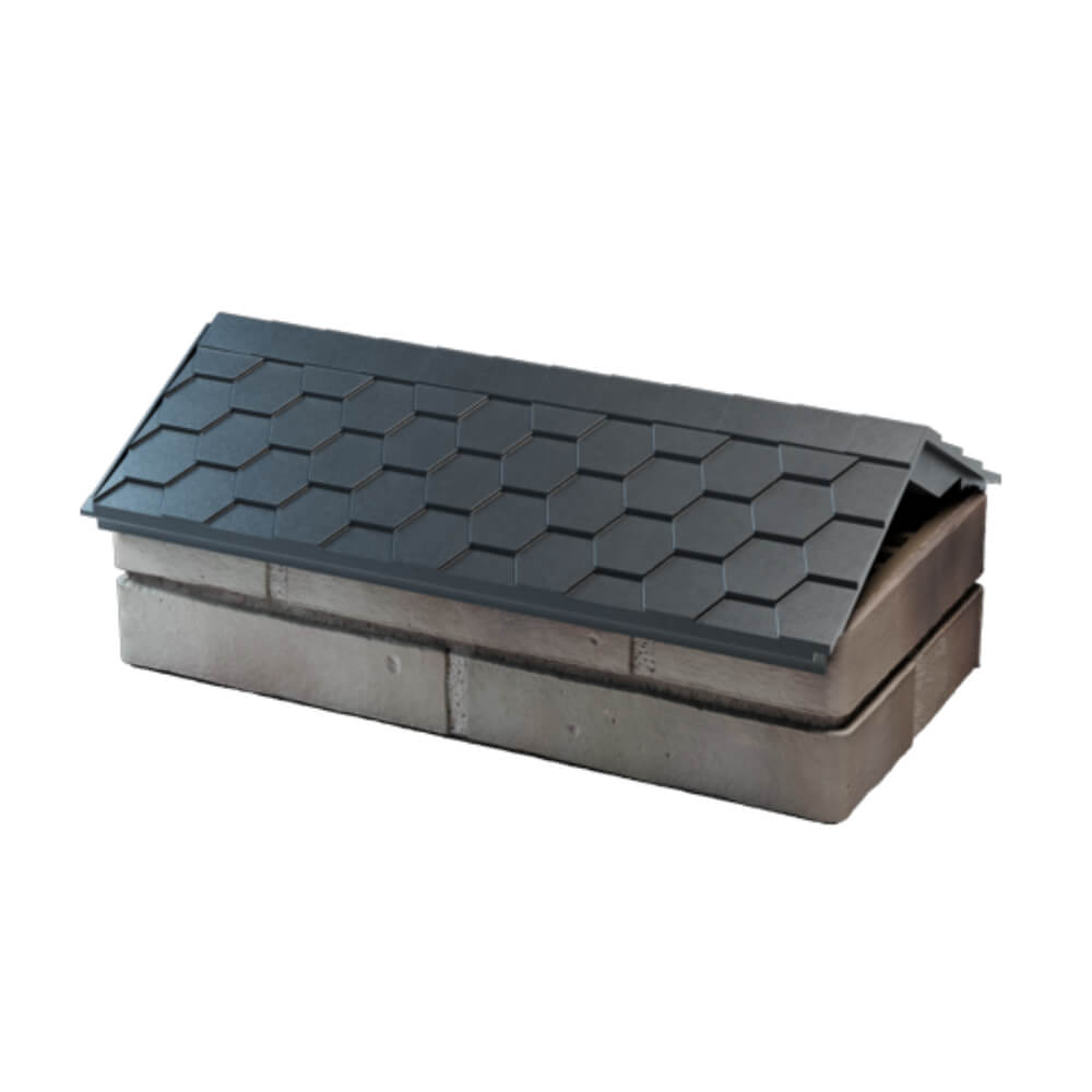 Парапет Zking Эверест Серый с посадкой на 1 кирпич (200/225/255мм) в Томске фото