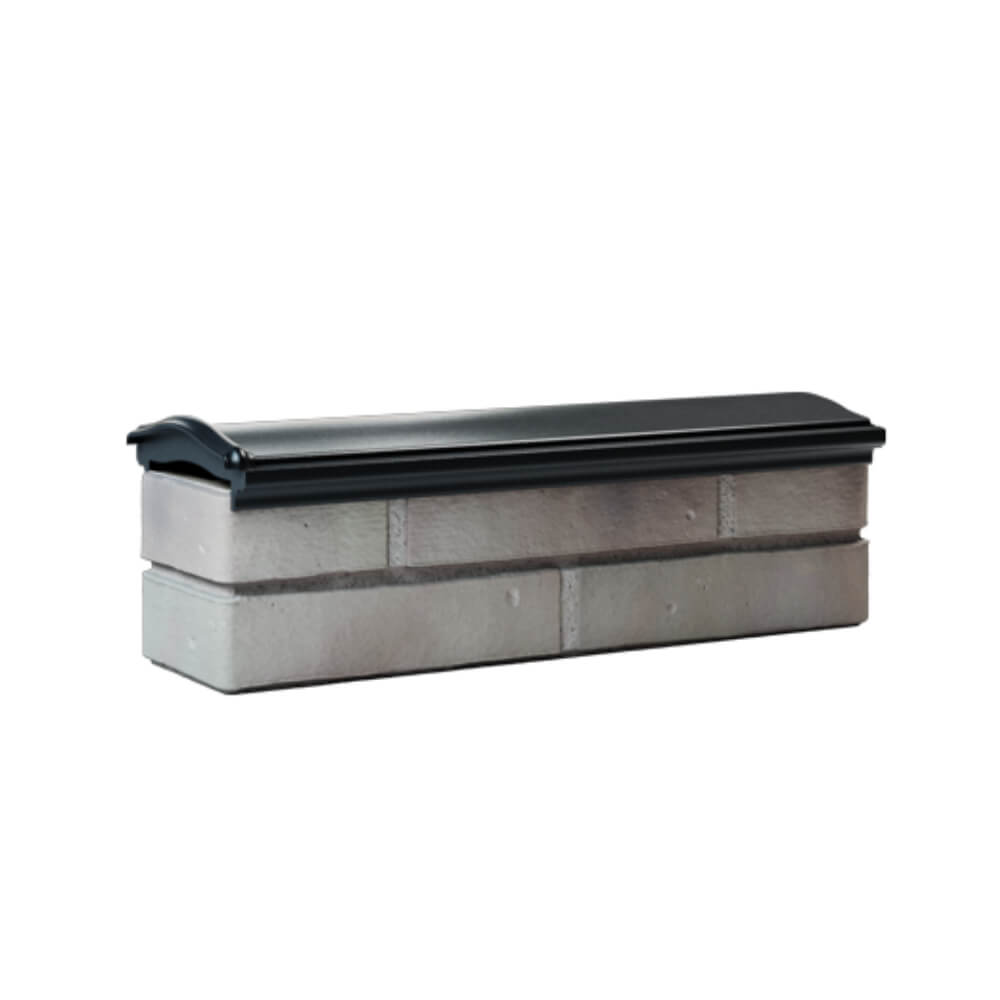 Парапет Zking Монблан Черный посадка на 0.5 кирпича (130мм) Томск фото