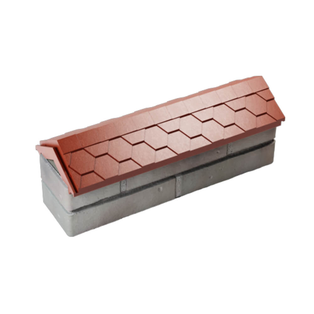 Парапет Zking Эверест Красный с посадкой на 0.5 кирпича (130мм) в Томске фото