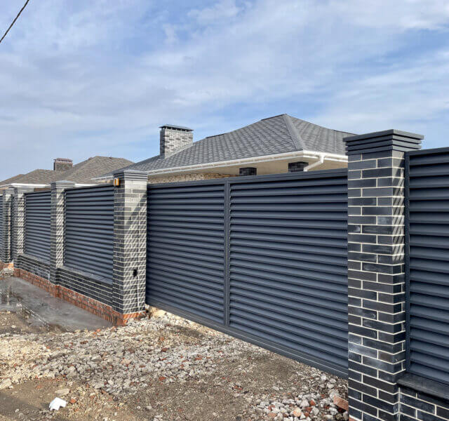 Колпак Zking Бона ХайТек Серый на столб 1.5х1.5 кирпича (385х385мм) в Томске фото