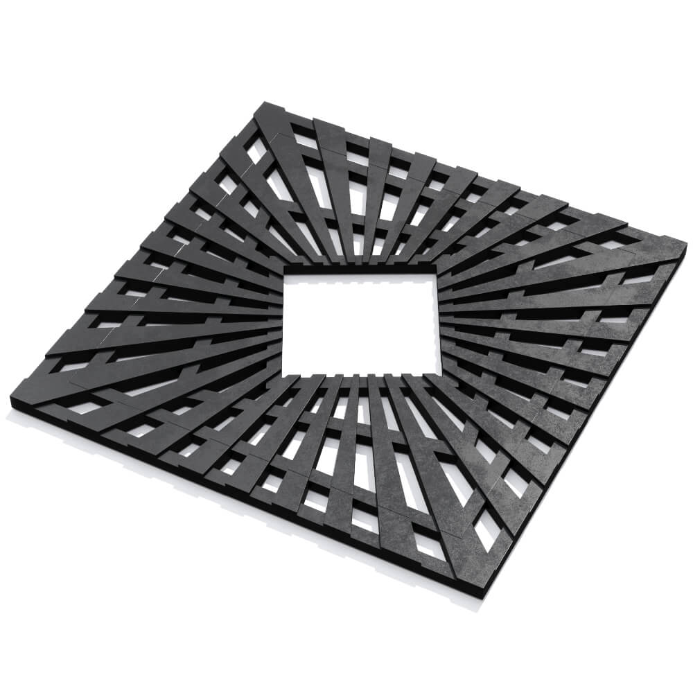 Приствольная решетка для дерева ZKING ATMOSPHERE 1.2х1.2м Черная в Томске фото